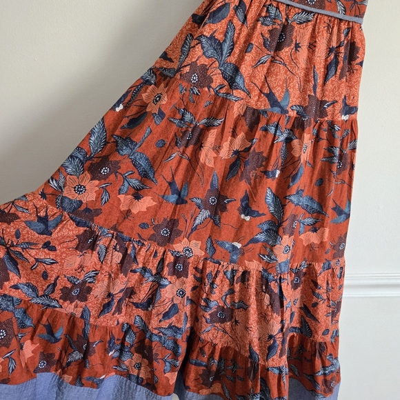 NWT Ulla Johnson Brynn Dress In Carmine Size 10 - Picture 7 of 10